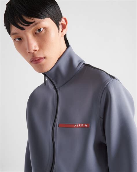 prada zip sweatshirt